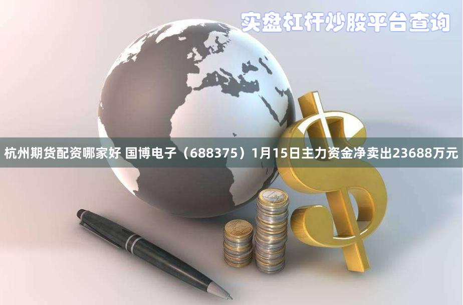 杭州期货配资哪家好 国博电子（688375）1月15日主力资金净卖出23688万元